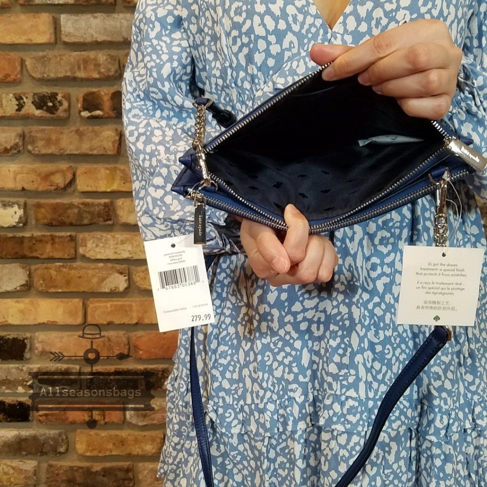 Kate Spade Bon Voyage River Postcard CROSSBODY - Picture 8 of 13